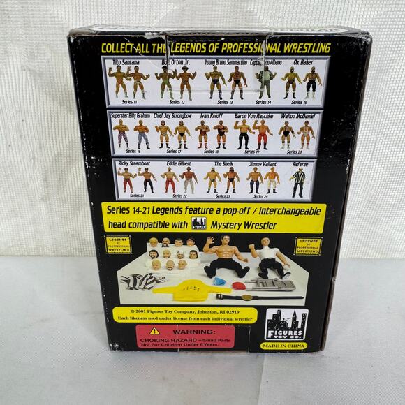 Figures Toy Co Captain Lou Albano Legends Wrestling Figure WWF Wwe 2001 - Picture 5 of 10